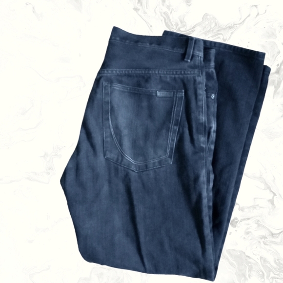 Sean John 38"x 34" Black Straight Leg Jeans Hamilton Relaxed Fit - Picture 5 of 8